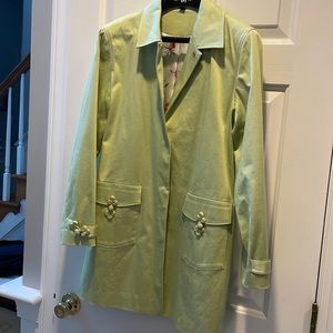 Spring Green Raincoat, Sz Small, Never Worn!